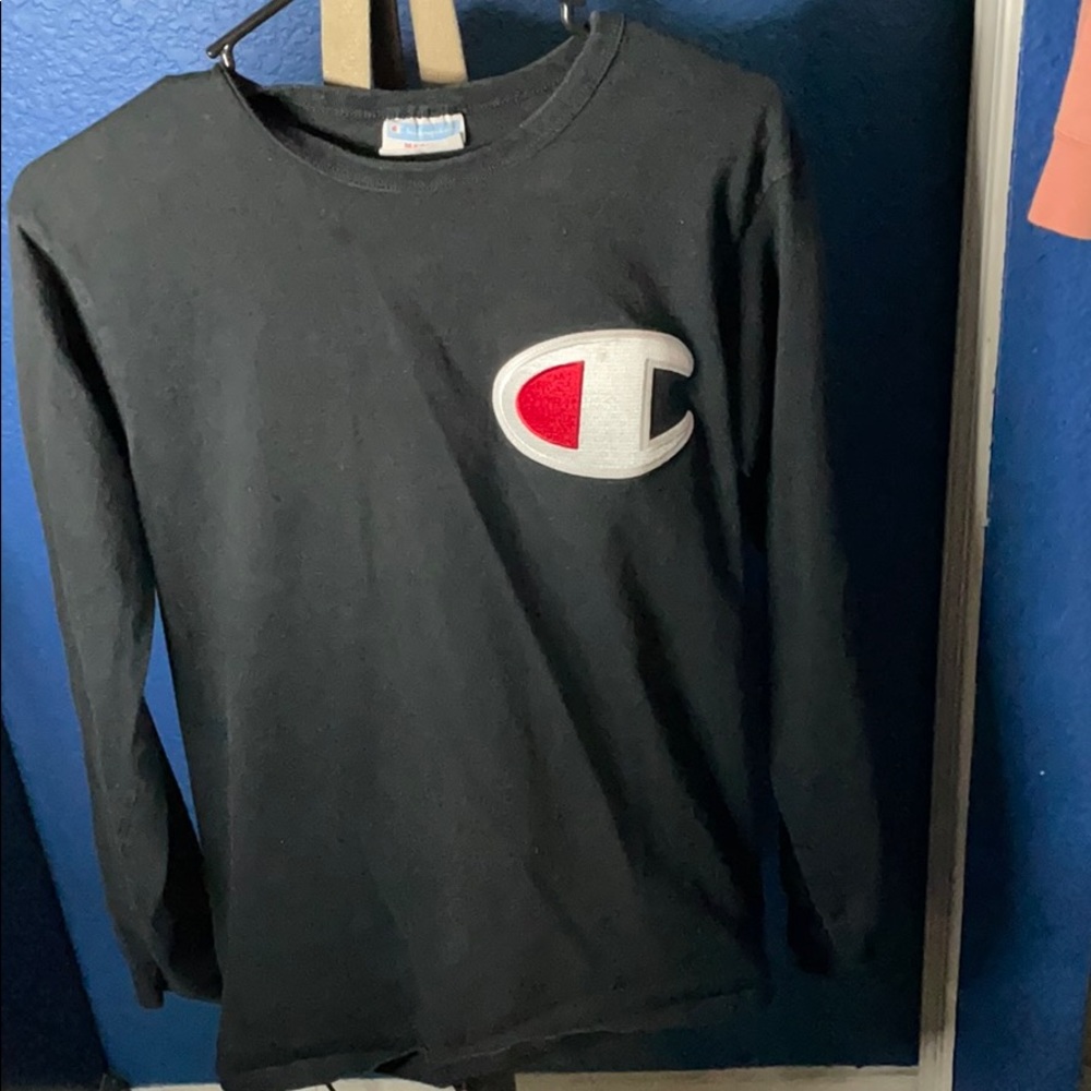 Black Champion long sleeve